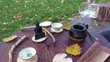 The slow motion tea ceremony videos