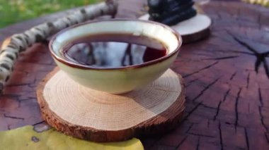 Doğada çay seremonisi