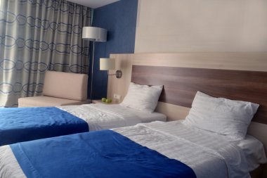 Dört yıldızlı otel standart odalarda iç