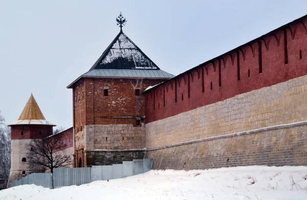 El Kremlin se encuentra en la ciudad de Zaraysk, en la región de Moscú. —  Fotos de Stock