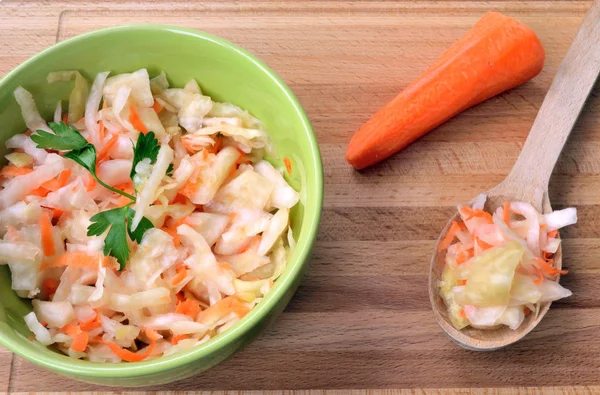 Salad dari sauerkraut — Stok Foto