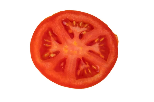 배경에 토마토를 썰어서 조각하는 — 스톡 사진