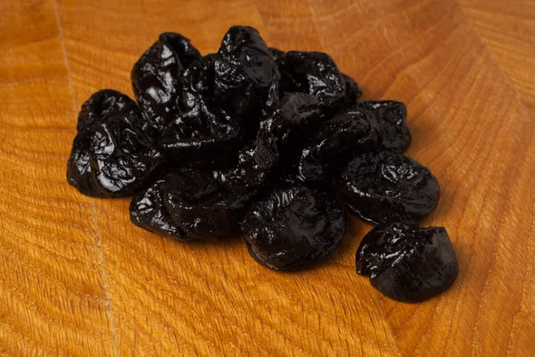 Fruits Sun Dried Black Plum Prunes — 스톡 사진