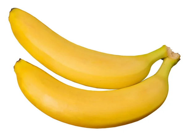 Frutta Banana Matura Sfondo Bianco — Foto Stock