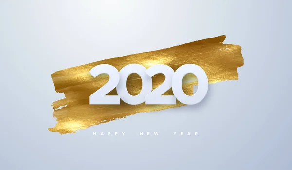 Mutlu yeni 2020 yıl. — Stok Vektör