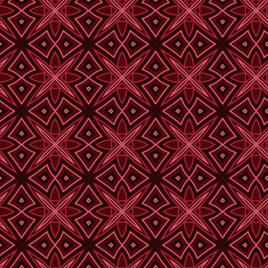 Sorunsuz çiçek etnik desenli