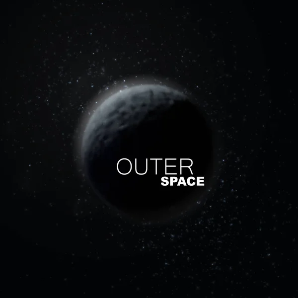 Outer Space. Abstract vector illustration — Stock Vector