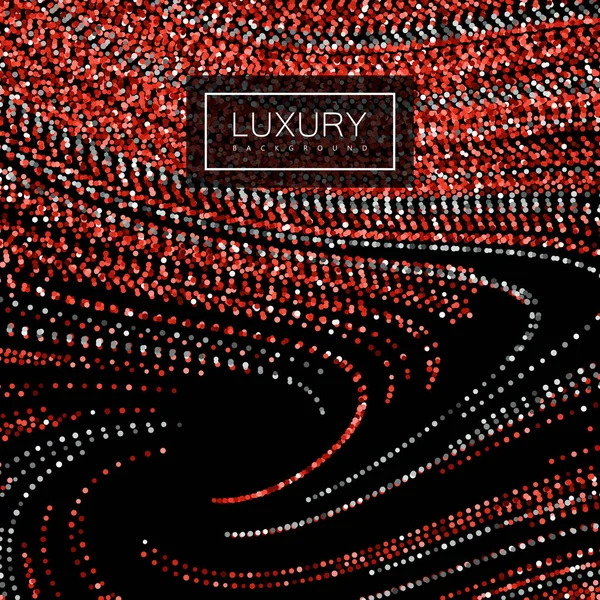 Luxus háttér fényes rubin csillogók — Stock Vector