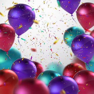 Renkli Balon Demeti.