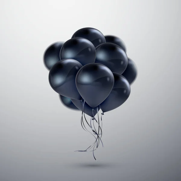 Векторные глянцевые воздушные шары — стоковый вектор