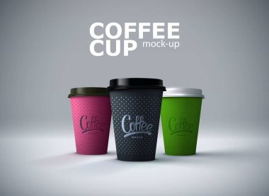 Kağıt kahve fincanları..