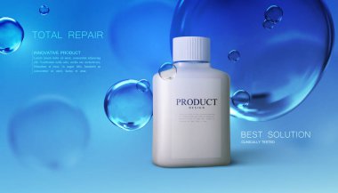Kozmetik paket tasarımı.