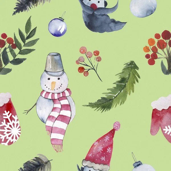 Seamless Christmas pattern happy, greeting, festive, fabric, wrapping, seamless, happiness, — 스톡 사진