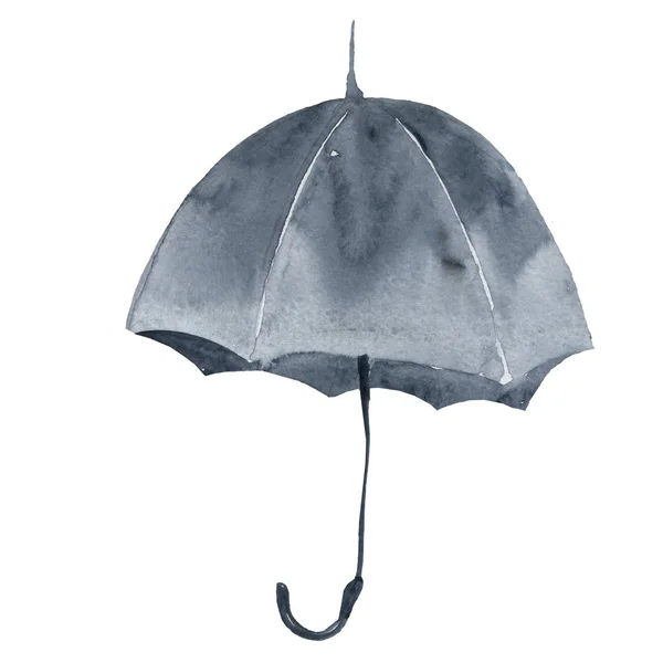 Ikona znaku deštníku. Symbol ochrany proti dešti. Styl plochého návrhu. — Stock fotografie