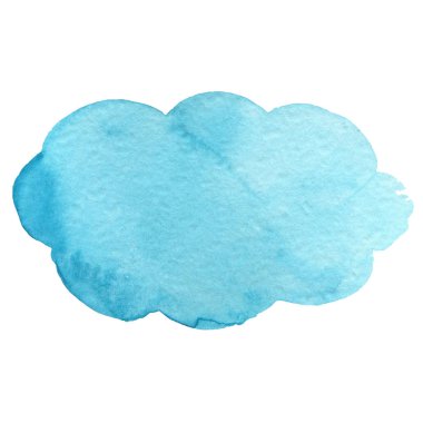 Watercolor cloud illustration. Beautiful, draw, drawing blot wallpaper decorative creative