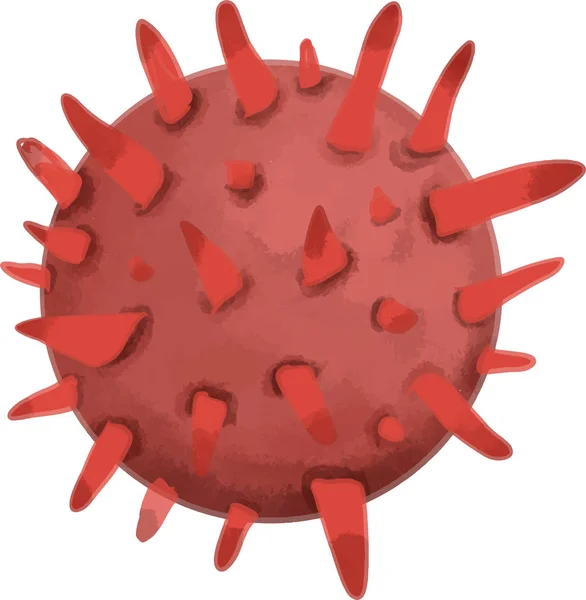 Coronavirus 2019-ncov Zellen. Chinesischer neuer Virusausbruch in Wuhan China. — Stockvektor