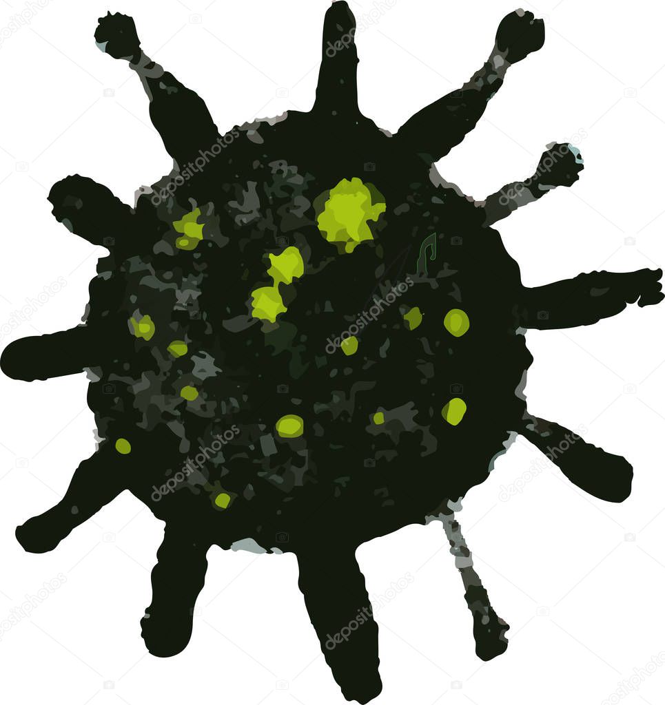 Coronavirus from Wuhan. Ontagious athogen respiratorycoronavirus outbreak.
