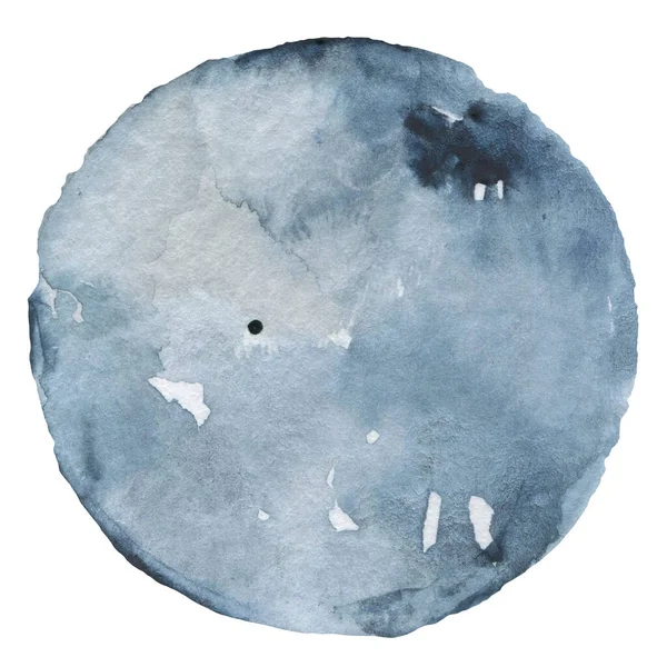 Lune en aquarelle technique. espace illustration mooon — Photo