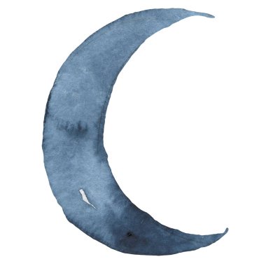 Ramazan Kareem yarım ay. Selamlama tasarım boyama sayfası. Kabartmalı illüstrasyon. Dekorasyon, poster, baskı, tişört için çizim.