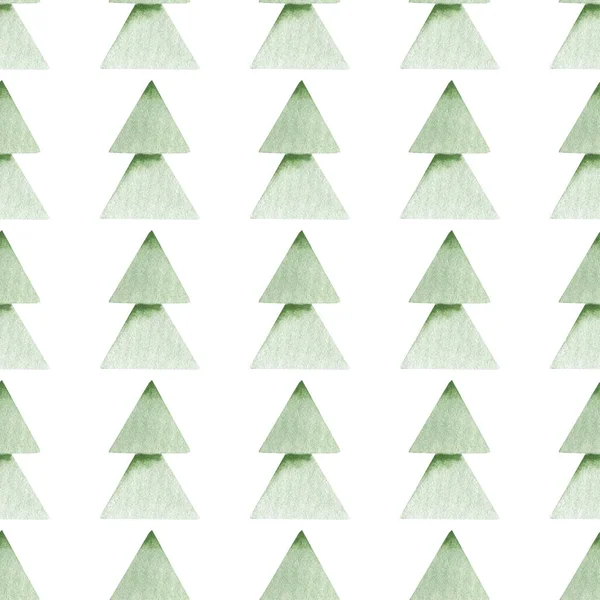 Abstract pine tree forest seamless pattern background — Stock Photo, Image