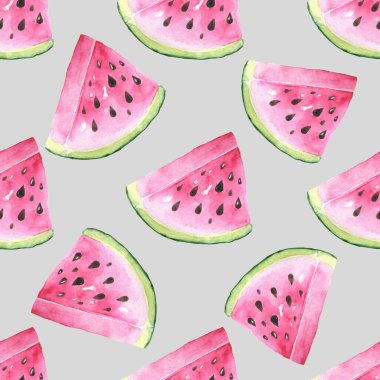 Karpuzlu, pürüzsüz desen. Tasarımın için şablon. resimleme