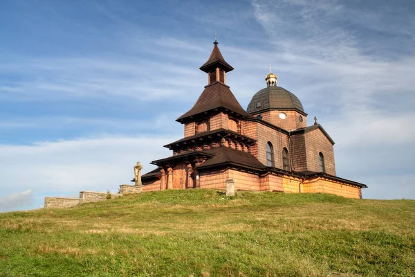 Capilla San Cirilo Metodio Cima Montaña Radhost Moravia República Checa — Foto de Stock