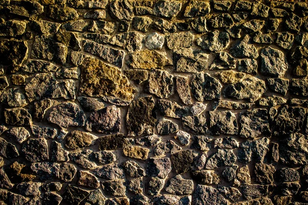 Wall of rough boulders — Stock Photo, Image