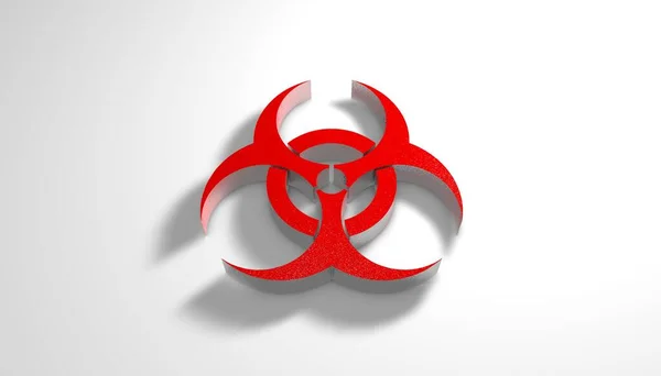Illustration Biohazard Sign — Stock Photo, Image