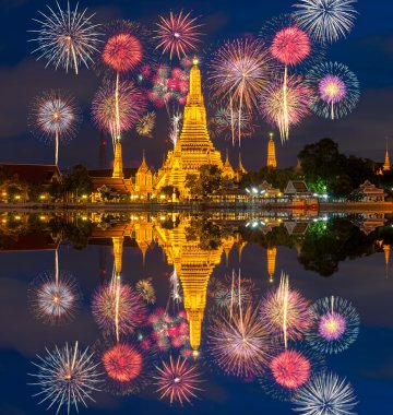 Güzel havai fişek ile WAT Arun 