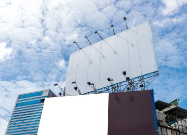 boş billboard reklam için