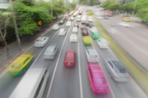 Traffic jam with rush hour — Stock Photo, Image