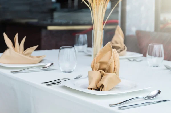 Luxury restaurant set — Stock Photo, Image