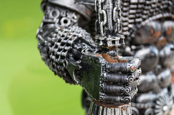 Zincir çelik robot el — Stok fotoğraf