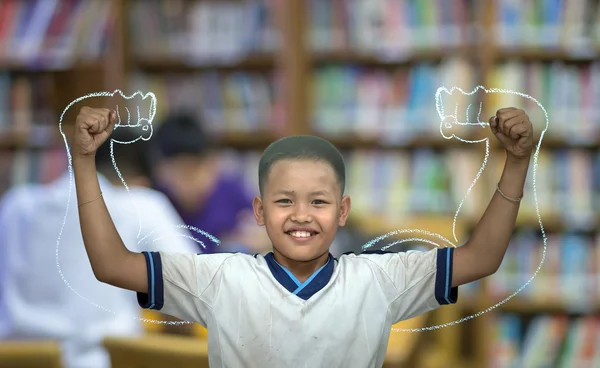 Asya güçlü çocuk — Stok fotoğraf