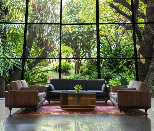 Lobby area of hotel — Stock Photo, Image