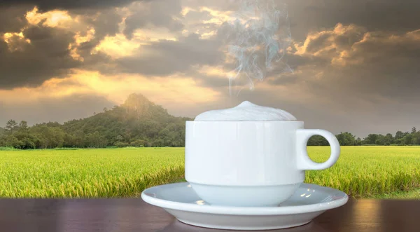Чашки кави білий — стокове фото