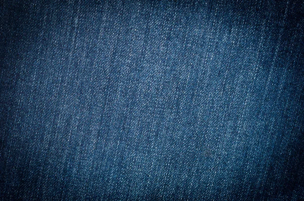 Texture of blue jeans — Stock Photo, Image