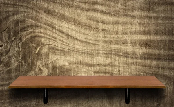 Empty top wooden shelf — Stock Photo, Image