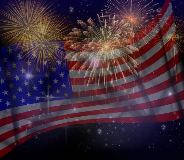 Celebratate over the United state of America — Stock Photo, Image