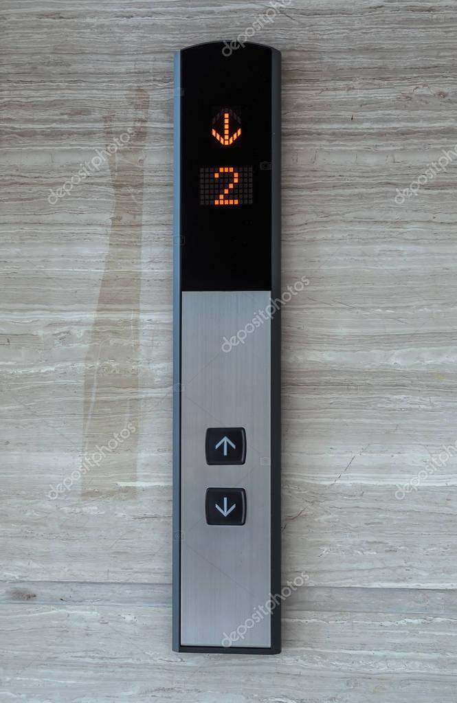 Elevator Button up and down direction — Stock Photo © Tzido #130235042
