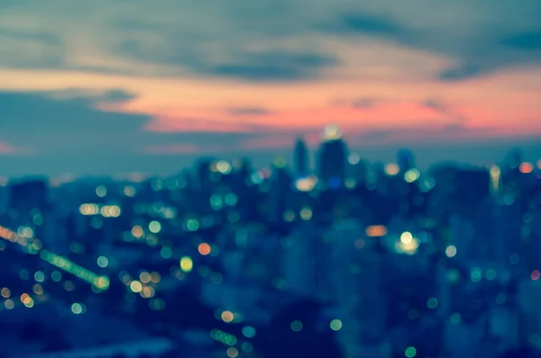 Bangkok cityscape at twilight — Stock Photo, Image