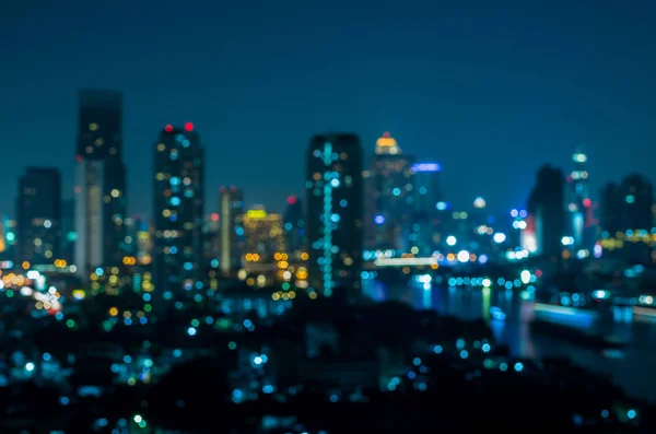 Bangkok Vistas al río desde el paisaje urbano — Foto de Stock