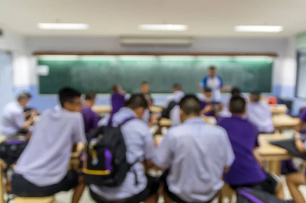 Professor e estudar na sala de aula — Fotografia de Stock