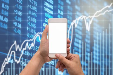 el mobil akıllı telefon tutarak