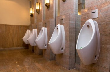 Erkek tuvaleti pisuara satırı