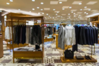 Giyim mağazası soyut bulanık fotoğraf