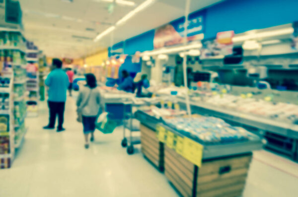 Абстрактное размытое фото магазина
 