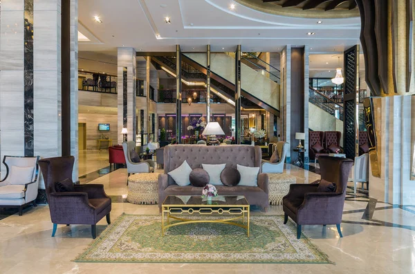 Luxury Lobby of Al meroz Hotel — Stock Photo, Image