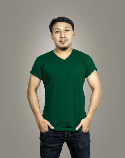 T-shirt mockup, conceito de designer — Fotografia de Stock