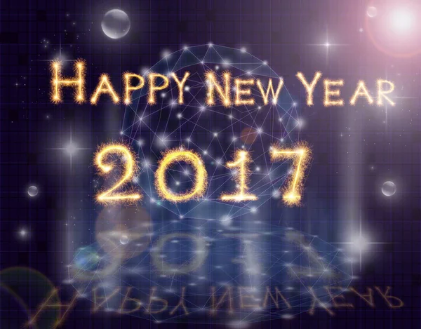 Happy new year 2017 — Stock Photo, Image